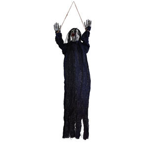 Colgante de pelo largo de Halloween, fantasma gateando para Pascua, casa embrujada, decoración de habitación de <span class=keywords><strong>Escape</strong></span> - Product Image 5