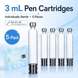 Sterilized 3ml Glass Cartridge with Aluminum Lid and <b>Rubber</b> Stopper Durable Design Individual Packaging for Injection Pen - Product Image 3