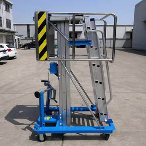 Plataforma de <span class=keywords><strong>escalada</strong></span> con manivela, elevador específico de almacén, vehículo de operación, escalera de plataforma de <span class=keywords><strong>escalada</strong></span> manual - Product Image 5