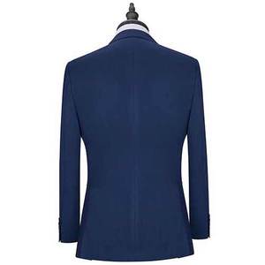 Costume sur mesure MTM de haute qualité, 50% <span class=keywords><strong>laine</strong></span>, formel, business, grande taille, 2 pièces, pantalon et veste, coupe ajustée, pour hommes - Product Image 3