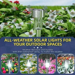 <span class=keywords><strong>Lampe</strong></span> <span class=keywords><strong>solaire</strong></span> de jardin, <span class=keywords><strong>lampe</strong></span> <span class=keywords><strong>solaire</strong></span> extérieure, lanterne de paysage imperméable, éclairage de chemin, patio, décoratif, certifié CE - Product Image 5
