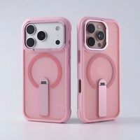 Étui magnétique rotatif à 360° avec support et protection antichute Airbag pour iPhone 17 Air 16 E 15 14 Plus 13 12 11 Pro Max