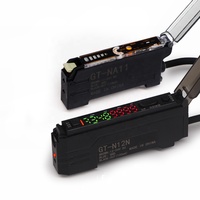 GTRIC Sonde de capteur à fibre optique numérique Détection de présence Largeur 100mm 12-24V Bannière de zone NPN Amplificateur à fibre optique Capteurs