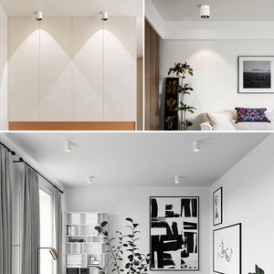 Minimalisme moderne Hôtel Bar Couloir Escaliers 10W 15W 20W Pliable Spot LED monté en surface - Product Image 5