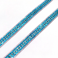 Accessoires de bikini de carnaval ruban de pierres précieuses ruban de cristal coupe de strass pour l'artisanat de festival