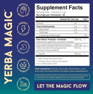 OEMODM Polvere di Tè Mate alle Erbe Personalizzazione OEM Prebiotico Probiotico Fibre di Frutta e Verdura Fibre Dietetiche Orientate alla Salute - Product Image 4