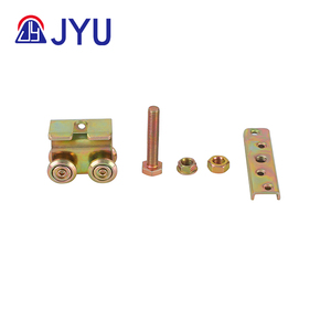 Rouleau de rail <span class=keywords><strong>coulissant</strong></span> pour porte industrielle, 4 roues avec plaque, pour maison préfabriquée et maison conteneur - Product Image 5