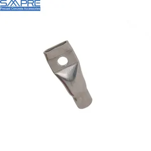 Zócalo de piezas de elevación prefabricadas con insertos de fijación de pasador fundido para aplicaciones redondas o cuadradas