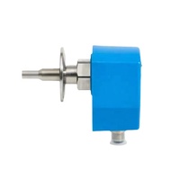 Interruptor de Flujo Térmico de Alta Precisión, PNP NPN 4-20mA, Abrazadera de 50.5mm, para Agua Potable, Aceite de Oliva, Interruptor de Flujo Electrónico Sanitario