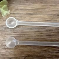 Mini cuillère à fond en plastique de taille multiple Petite cuillère à poudre de médecine de conception classique pour vrac