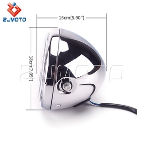 <span class=keywords><strong>Phare</strong></span> LED <span class=keywords><strong>rond</strong></span> pour motos, montage latéral, lampe DRL, pour Harley, Cafe Racer, 7 pouces, nouveau - Product Image 5