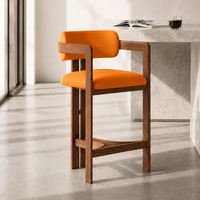 Chaises de bar de luxe pour la maison, chaises de salle à manger, tabourets de comptoir modernes, tabourets de bar de cuisine à hauteur élevée