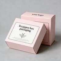 Boîte en carton ivoire biodégradable pour sachets de thé, emballage de café instantané de haute qualité, boîte d'emballage pour thé aux fleurs la plus vendue