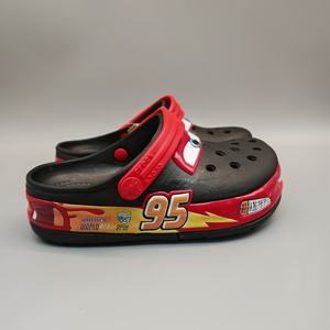 <span class=keywords><strong>T</strong></span>-<span class=keywords><strong>shirt</strong></span> King Mcgreen Star Cartoon 95 Car Clogs Flashing Lights Outdoor Casual Sandal Non-Slip Beach Tee Couple Children <span class=keywords><strong>T</strong></span>-<span class=keywords><strong>shirt</strong></span> - Product Image 4