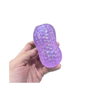 ของเล่นบีบถั่วลิสงหลากสี ของเล่นบีบถั่วลิสงมอลโทส ของเล่นบีบกบมอลโทส ของเล่นบีบคลายเครียดแบบคืนตัวช้า - Product Image 2