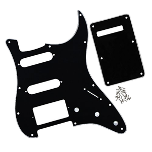 Kit de protection de manche et plaque arrière pour guitare électrique style ST avec vis – Pièces de rechange pour guitare Strat - Product Image 1