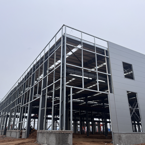 Edificio de Fábrica de Estructura de Acero Personalizada, Taller de Acero de Gran Espacio, Almacén de Acero, Construcción de Estructura de Acero de Ensamblaje Rápido, Estructura de Acero Pesada - Product Image 6