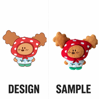 Boneka Hewan Isi Lembut Premium Kustom Bahan Ramah Lingkungan Dapat Disesuaikan