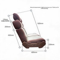 Vente en gros de sièges passagers réglables en cuir pour MPVs, fourgonnettes, camping-cars, voitures, avec dossier rabattable et fonction lit, modèle modifié, personnalisé et de luxe