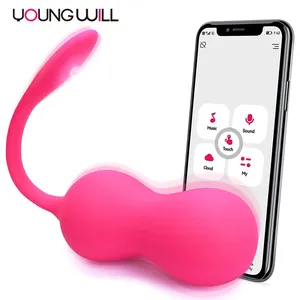 Wearable Wireless Control Vaginal Chinese Balls APP Vibration Egg Tighten Exercise Geisha Kegel Balls Sex Toys For Women