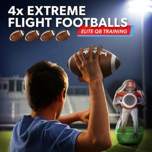 Juego de Fútbol Americano Inflable para Hombres, Incluye 2 Balones de Goma con Bomba de Aire, Receptor Inflable, Juego de Lanzamiento de Touchdown - Product Image 5