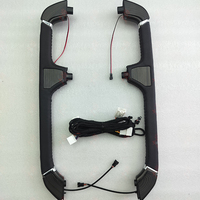 Poignée de porte centrale en bois de pêche avec interrupteur électrique pour Toyota Sienna – Modification de la poignée de porte centrale