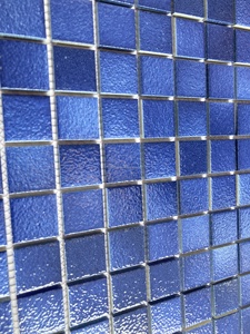 Piastrelle in Ceramica Blu <span class=keywords><strong>per</strong></span> Pareti di Metropolitana, <span class=keywords><strong>per</strong></span> Bagno e Cucina, Quadrate Antiscivolo con Superficie Opaca, Piastrelle in Porcellana, Mosaico <span class=keywords><strong>per</strong></span> Piscina - Product Image 5