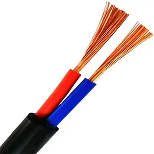 RVV 2/3/4/5 Pinos de fios de cobre para eletrodomésticos RVV 3/4/5/6/Cores Pinos de cobre cabo elétrico RVV cabo condutor preto