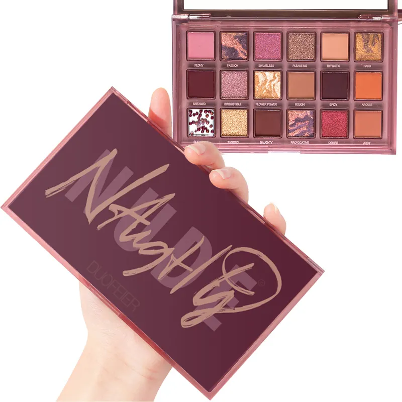 2024 Phụ Nữ Trang Điểm Eyeshadow & Son Môi Không Thấm Nước Cao Sắc Tố Eyeshadow Palette Tùy Chỉnh Trang Điểm Bộ Quà Tặng