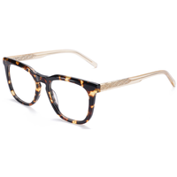Monture de lunettes optiques classiques rondes de haute qualité Elan Optical YB7208, unisexe, en acétate, sans peinture, livraison directe d'usine