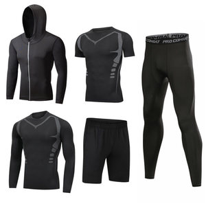 Ropa De Gimnasia ชุดวอร์มออกกำลังกายของผู้ชาย,ชุดวอร์มเล่นโยคะฟิตเนสแห้งเร็วเสื้อผ้าวิ่งตามสั่ง - Product Image 6