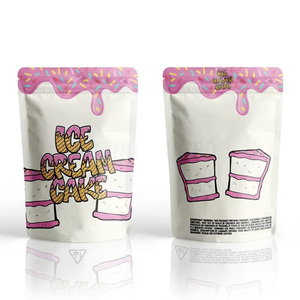 Custom Printed 3.5 Gram Mylar Ziplock <b>Bags</b> Resealable Child-Resistant Smell Proof Airtight Packaging for Herb Gummies - Product Image 1