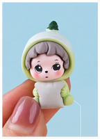 Figurines d'animaux de dessin animé, jouets miniatures, poupées en résine, boîte aléatoire, ornements pour terrarium, art et artisanat, décoration de jardin féerique, sac aveugle