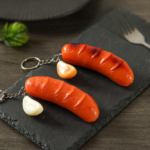 Divertido Llavero de Pierna de Pollo Frito y Ala de Pollo, Mini Colgante Creativo de Comida Simulada, Patatas Fritas, Accesorios para Bolsos y Carteras - Product Image 3