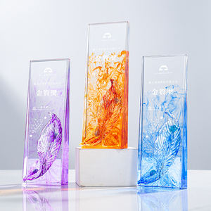 Atacado Creative Business Souvenir <span class=keywords><strong>Crystal</strong></span> Glass Trophy Para Incentivar Presente Lembrança - Product Image 6