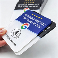 Échantillon gratuit - Étiquette NFC personnalisée avec code QR dynamique pour les avis Google, plaque d'avis Google pour les restaurants