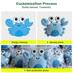 Porte-clés en peluche personnalisé : animaux, légumes, fruits – Breloques et jouets en peluche sur mesure - Product Image 3