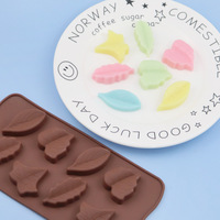 251 8 même feuilles silicone chocolat moule glace grille moule de qualité alimentaire silicone résistant aux hautes températures silicone résine moule