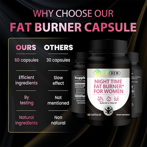 Capsules Brûle-Graisse Nocturnes pour Femmes – Complément Herbal Minceur 60 Capsules – Soutien Métabolisme & Graisse Abdominale - Product Image 5