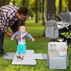 Design Factory Hot Selling Lightweight 3 in 1 Diaper Bag <b>Backpack</b> With Changing Station - Product Image 3