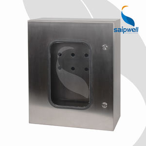 IP65/66/67 NEMA Wand montage Außen anwendung IP66 SS304 SS316 Edelstahl-Elektro gehäuse Innen metall - Product Image 4