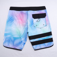 Celana Pendek Pantai Pria Bahan Polyester Cepat Kering, Model Boardshorts