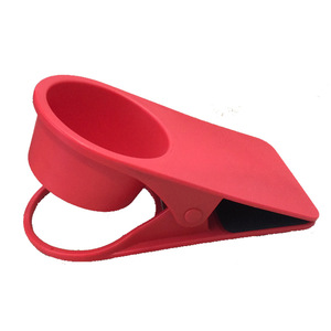Clip de table pour tasse d'eau, support de bureau en plastique, blanc, style simple, pour usage au bureau - Product Image 5