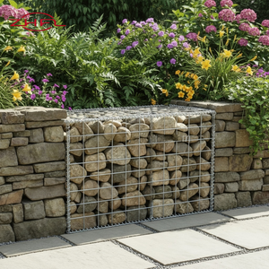 Prix d'usine Services de pliage et de découpe pour cages à pierres/gabions à trous carrés soudés et galvanisés à chaud - Product Image 2