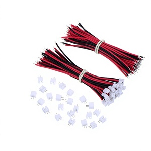 PH 2.0 2-Pin JST Konektor Plug Laki-laki dengan 10 cm Silicone Kabel Kawat Kabel - Product Image 1
