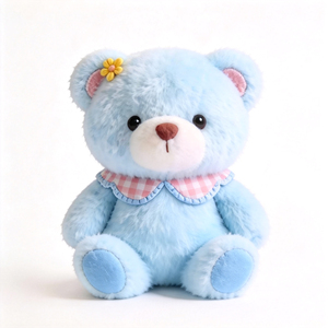 Nuovo Design Orsetto Blu di Peluche Personalizzato, Simpatico Orsetto Animale di Peluche, Orsetto Blu di Peluche all'Ingrosso - Product Image 2