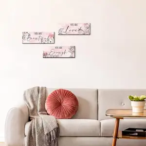 Hoa Bằng Gỗ Tường Treo Tường Nghệ Thuật Tích cực Báo Giá Bạn Có Đẹp Inspirational Tường Decors Cho Valentine Trẻ Em Cô Gái Giáo Viên