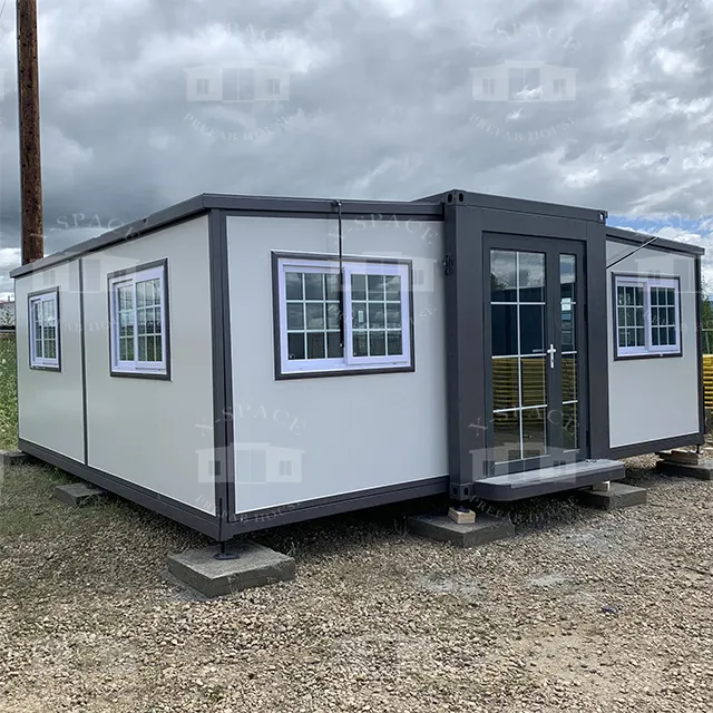 Cheap Mobile Prefabricated 20ft 40ft Extended Container House/Modular Transportation Expandable Container House for Sale
