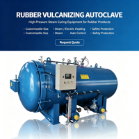 Autoclave de Vulcanización de Anillos de Sellado de Goma de Acero Inoxidable para Sellado de Alimentos