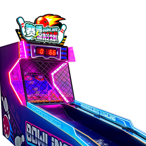 Parco colorato buon prezzo di alta qualità punzonatura Arcade macchina da gioco a gettoni 3 persone punteggio nel Bowling - Product Image 5